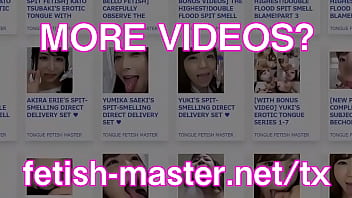 Preview 3 of B F Pali Pala - Japanese Asian Tongue Spit Face Nose Licking Sucking Kissing Handjob Fetish - More at fetish-master.net
