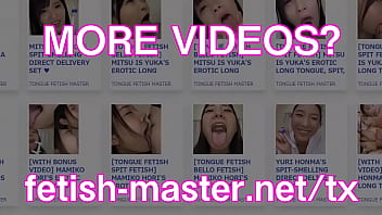 Preview 4 of B F Pali Pala - Japanese Asian Tongue Spit Face Nose Licking Sucking Kissing Handjob Fetish - More at fetish-master.net
