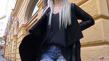 Preview 1 of Own Relative - GERMAN SCOUT - CUTE TEEN TALK TO FUCK AT REAL PICKUP STREET CASTING