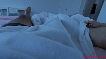 Preview 2 of Woman Fucks Man With Sparton - Naughty stepsis Mira Monroe and Jay Rock fucking well