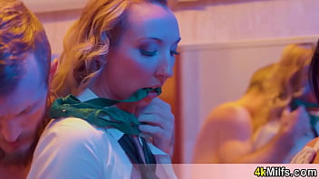 Preview 2 of Margi Sullivav - Research and development in a way you never see it before with two sexy and slutty lab assistant