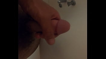 Preview 1 of Wife Tied Pantyhose - Shower masturbation