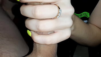 Preview 2 of Indian Aunty Want Sex With Boys - Jerking off a dick and then sucking like the last time