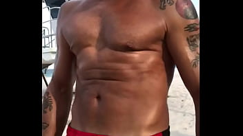 Preview 3 of Dinky Fack - TAN  BEACH BODY PORN STAR MAXXX LOADZ