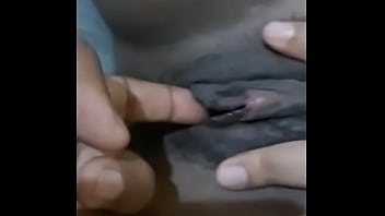 Preview 3 of Blindfold Birthday Switch - Guy finger shaved black pussy girl