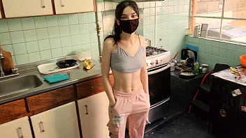 Preview 3 of Mommy T - Fuck the service employee in the kitchen!