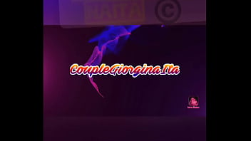 Preview 4 of Transvestite And Cuties - CAST PER IL CANALE UFFICIALE CoupleGiorginaita,  POV , con  maiale  Domenicane  vero! Real! MAMMA E FIGLIA!!!Pronte per il lavoro