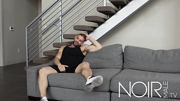 Preview 1 of Full Movie Of Sleeping Step Mom - My gay roommate caught me masturbating in the living room