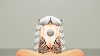 Preview 4 of Rape Beauty Girl Sexy - MMD Kizuna Akari Reverse Bunny lewd sounds (Submitted by 89189)
