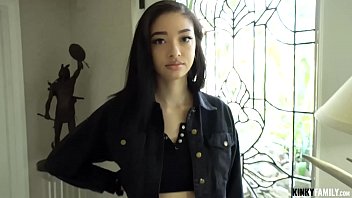 Preview 1 of Sweet Small Petite Babe - Kinky Family - Fucking stepsis Scarlett Bloom before a party