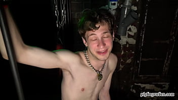 Preview 4 of Tubeo X E - FAGBOI PUP DAVEY TRASHED IN PARIS