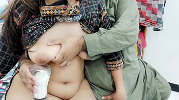 Preview 3 of Tori Black Dl - Desi Big Boobs StepAunty Giving Milk To Her Husband