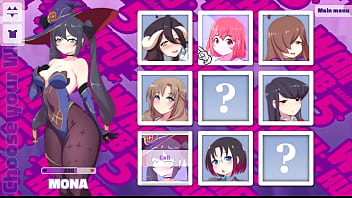 Preview 1 of Wriylegql - Waifu Hub S5 - Mona Genshin Impact [ Parody Hentai game PornPlay ] Ep.4 she is making ahegao face while having a first orgasm