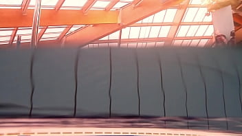 Preview 1 of Cute Softcore - Firm big tits and red dress underwater on Duna Bultihalo