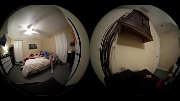 Preview 2 of Husband Absence With Boss - watching girlfriend fuck her friend 360