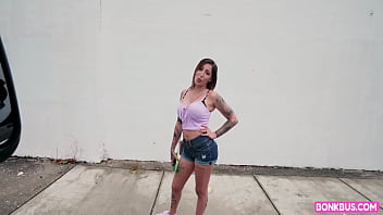 Preview 1 of Japances Mom - Anna Chambers Wild Girl Twerks For a Wild Ride