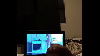 Preview 3 of Tennis Coach - Masterbating to fat ass cooking