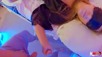 Preview 1 of Big Tits Brunette Anal - I caught my stepdaughter in bed and fucked her mouth