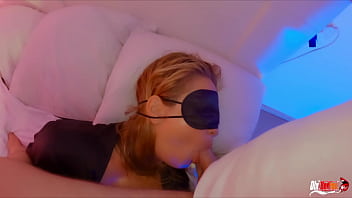 Preview 4 of Big Tits Brunette Anal - I caught my stepdaughter in bed and fucked her mouth