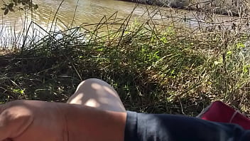 Preview 2 of Dhabi Hi Kim Chudai - Down at creek in joying myself