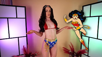 Preview 1 of Ass Out Girl - Sexy Cosplay Try On l,  Wonder Woman,  Leeloo,  Velma,  Daphne - Hannahjames710