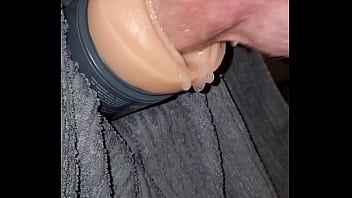 Preview 4 of Dog Andm - Stuck a pocket pussy in the couch
