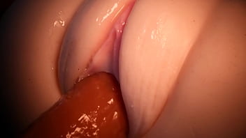Preview 2 of Retro Rese - Penetrating a pussy with fat labia.