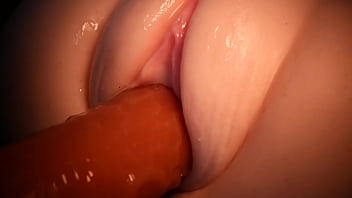 Preview 4 of Retro Rese - Penetrating a pussy with fat labia.