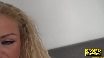 Preview 2 of Perkty Aya - Blonde milf fetish submissive sucks