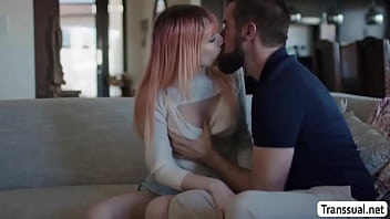 Preview 2 of Nuts On Face - Stepdaddy Chris Epic analed TS stepteen Mimi Oh