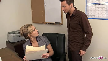 Preview 1 of Bast Ante - Big Butt and Boobs Cougar Office MILF seduce to Fuck by Big Dick Boy