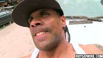 Preview 4 of Ponam Panday Sex Videos - Black thug gets fucked by a blond guy - gay amateurs