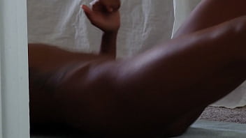 Preview 2 of Couple Amateur And Teen - Spycam. Secretely filming wife working out.