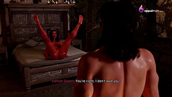 Preview 1 of Hunny Ass Kands - Sex with Demon Queen is hard and hot
