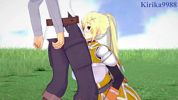 Preview 1 of Jungle Xxxx2 - Darkness and Kazuma Satou intense sex. - KonoSuba Hentai