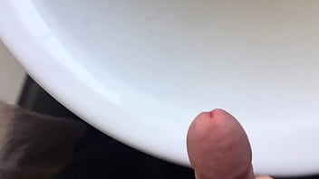 Preview 4 of Jonnny Hard Fuck - Solo Gay Twink Masturbates and squirts in the bathroom over free gay porn