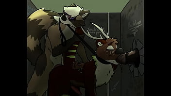 Preview 3 of Mature Porn Cty - Gay Furry Porn Compilation (Bathroom Sex Edition)