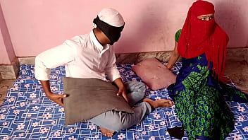Preview 1 of Black Puss In Panties - Tuition Wali Ladki Ko Chodte Time Uski Maa Ne Pakda To Usko bhi Sath Me Chudai kiya