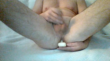 Preview 2 of Huge Pussy Licking On Dick - fucking my ass with my toy soloboy