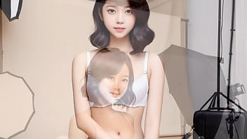 Preview 2 of Haru Tanaka - AI生成　ランジェリーモデルの撮影シーン