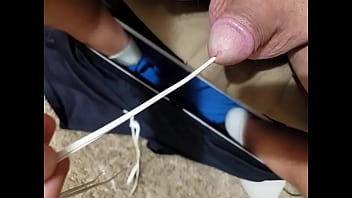 Preview 2 of Milf Strokes A Boner Porn - 2nd of headphone cord