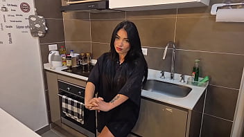Preview 1 of Stepmom Bedroom - My husband comes home tired from work and I give him a deepthroat blowjob to cheer him up - ALEJANDRA PALACIOS
