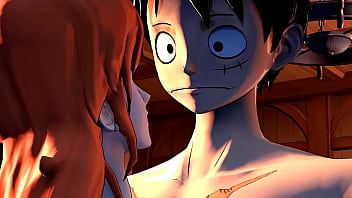 Preview 3 of Mom And Sun Boy Fucking - Luffy fodendo sua navegadora