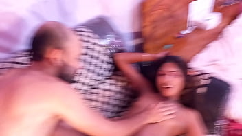 Preview 4 of Proshe Amateur - Step-sister &amp_ Ex Step-sister Team Up For Lucky Boy Bengali xxx porn (threesome)    , , , ,  Hanif and Mst sumona and Manik Mia