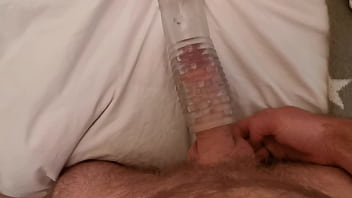 Preview 4 of 14to18 Sex Video - Fucking see-through fleshlight