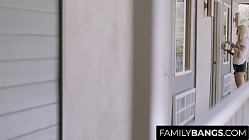 Preview 1 of Haley Sweet Loves Gloryhole Cock - FamilyBangs.com ⭐ Rebel Stepmom Lures her Nerd StepDaughter,  Elsa Jean,  Joanna Angel