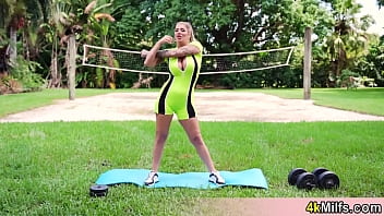 Preview 1 of Tugce Evik - MILF wife looks awesome in her tracksuit