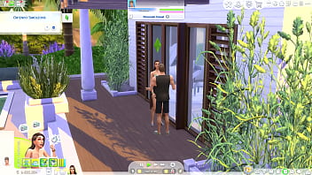 Preview 1 of Taboo Sex Ali - Comendo Minha Prima Gata na Casa da Piscina The Sims 4