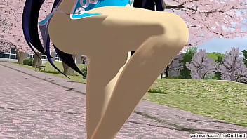 Preview 3 of Korean Massange - Girls - Small Blue Dress Strip No Panty