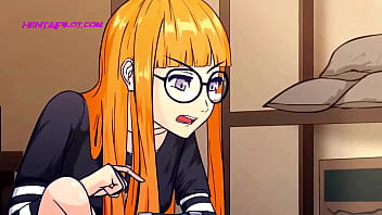 Preview 1 of Hoy Granny - Petite Redhead is Playing Videogames and Doesn&#039_t Notice the BONER Between her Legs - Animation 3D